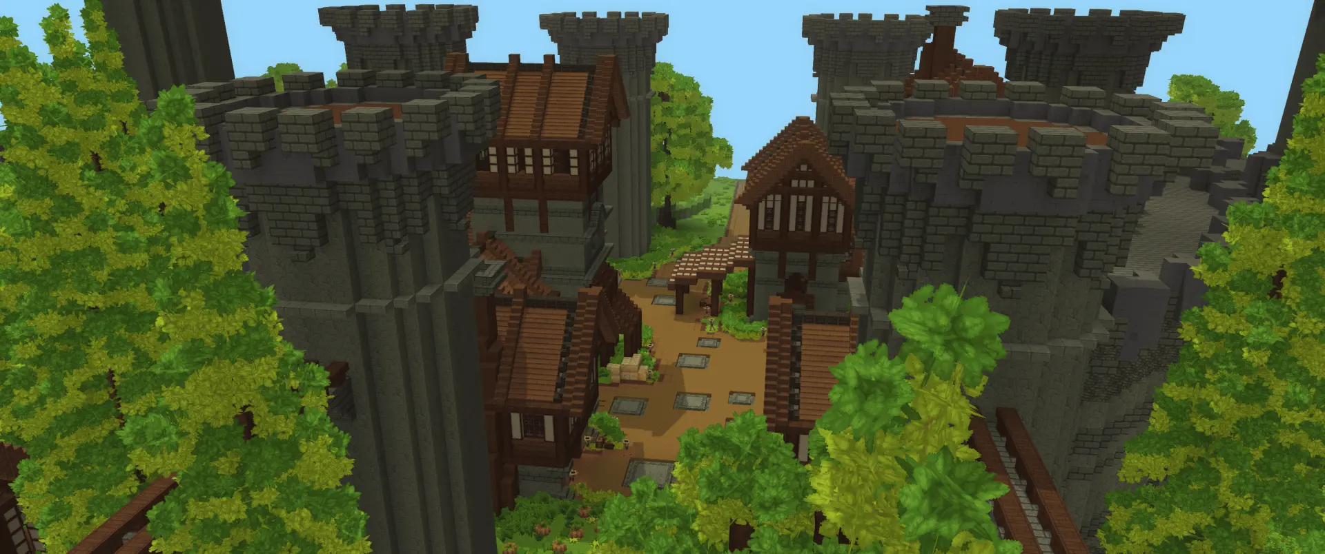 Spawn | 200x200 | Hytown Builds Spawn screenshot 8