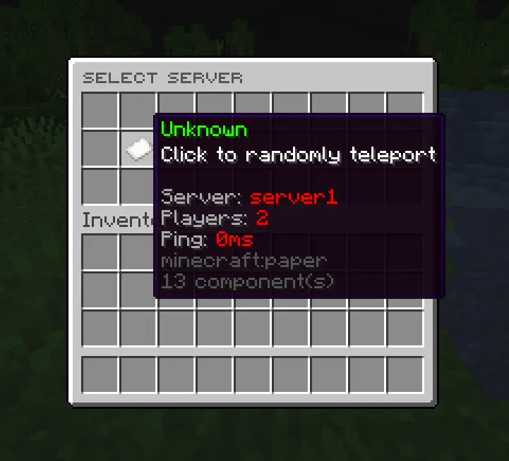 RTP Cross-Server Random Teleport Plugins GUI screenshot 3