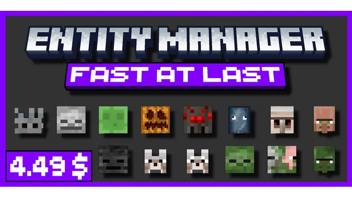 Entity Manager - Lag-Free Optimization