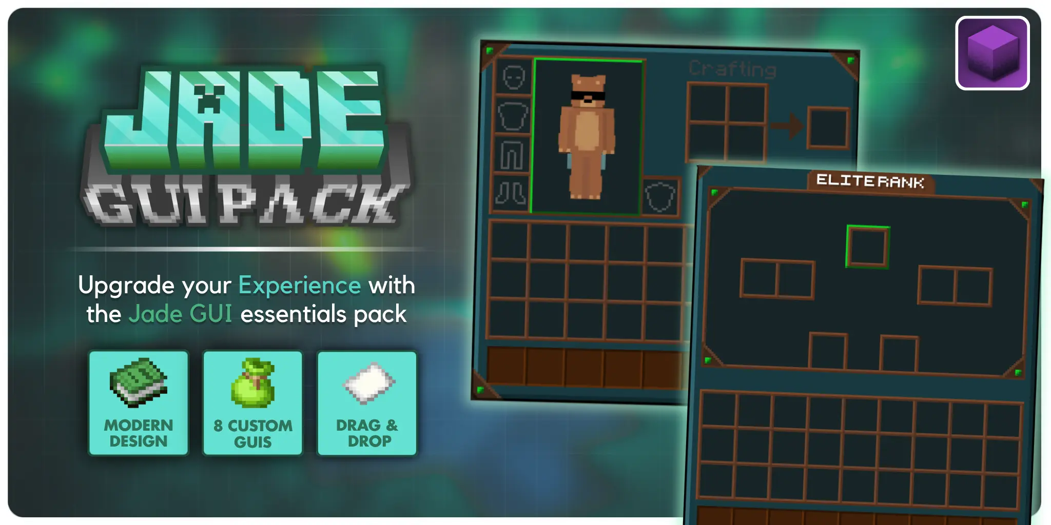 Jade GUI Pack | 8 Custom Essential Menus